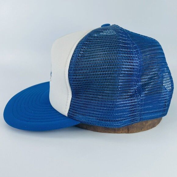 ELF Herring Lyon Food Mesh Snapback Trucker Hat Cap VTG - Picture 3 of 10